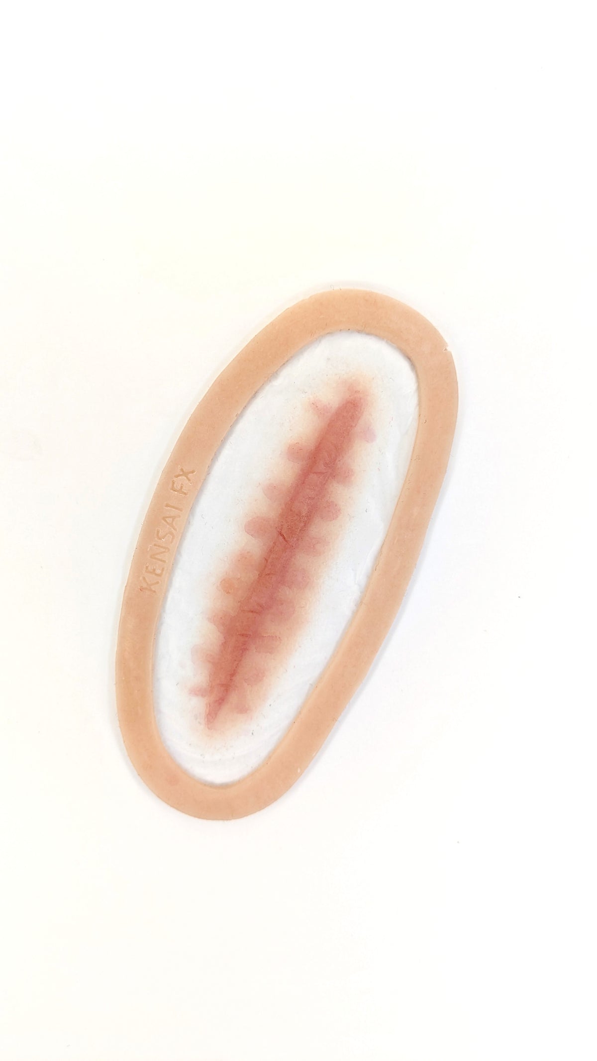 Pre-Painted Healing Scar Wound Encapsulated Silicone Prosthetic