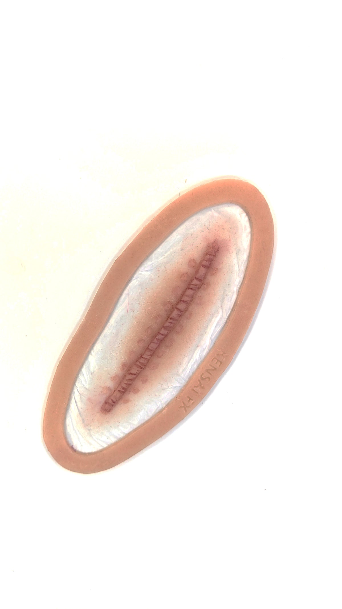 Pre-Painted Keloid Scar Wound Encapsulated Silicone Prosthetic