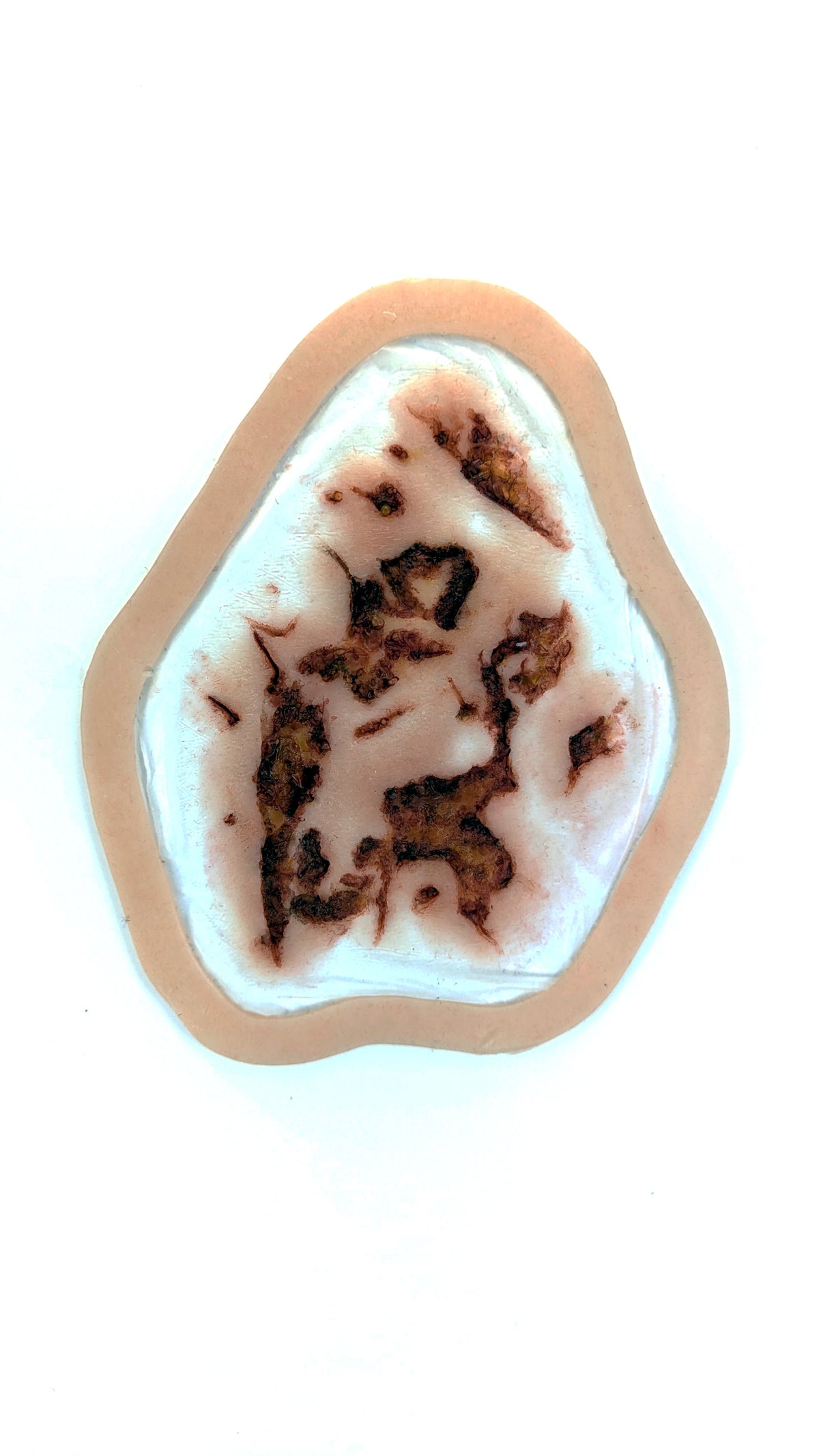 Pre-Painted Encapsulated Silicone Prosthetic Infected Wound