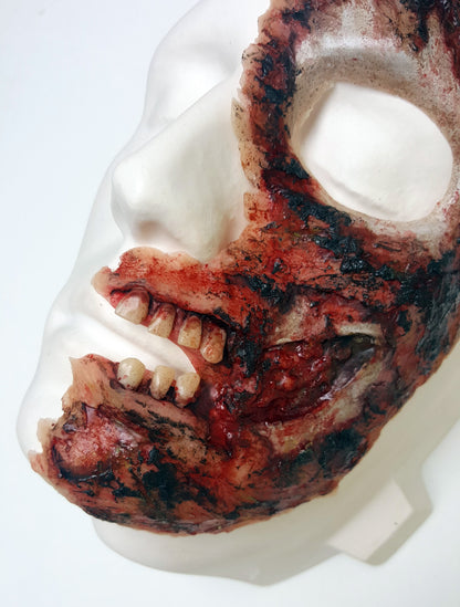 Realistic Two-Face Half Mask – Comic Villain Split-Face Cosplay & FX Prosthetic