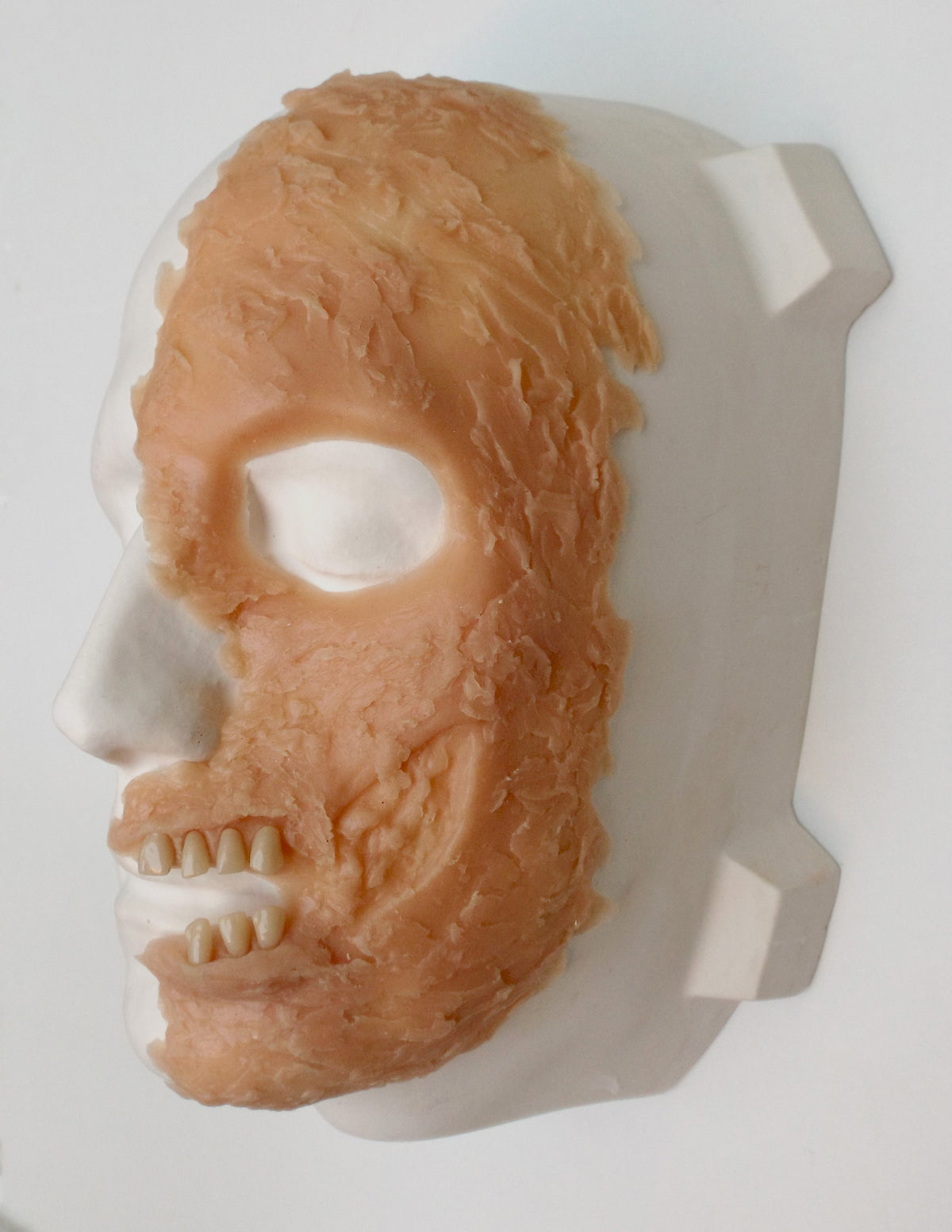 Realistic Two-Face Half Mask – Comic Villain Split-Face Cosplay & FX Prosthetic