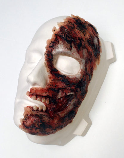 Realistic Two-Face Half Mask – Comic Villain Split-Face Cosplay & FX Prosthetic