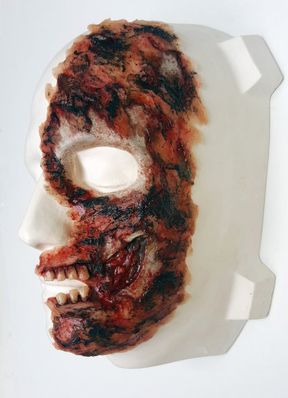 Realistic Two-Face Half Mask – Comic Villain Split-Face Cosplay & FX Prosthetic